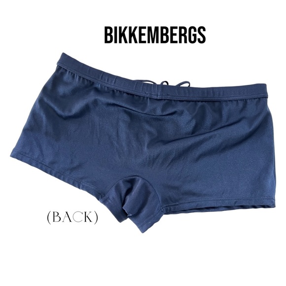 Dirk Bikkenbergs BIKKEMBERGS men’s swim trunks brief slip navy blue sz M… - Picture 3 of 8